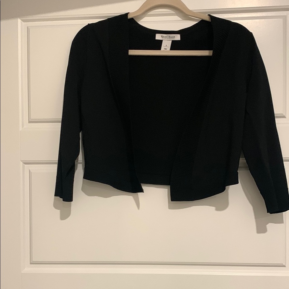 White House Black Market Black Cardigan